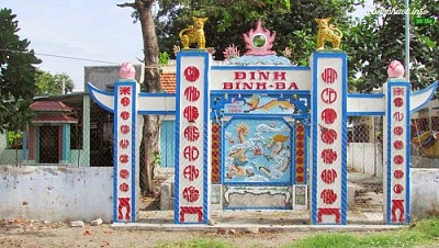 Đình Bình Ba - nơi lịch sử được kể lại Đình Bình Ba - nơi lịch sử được kể lại