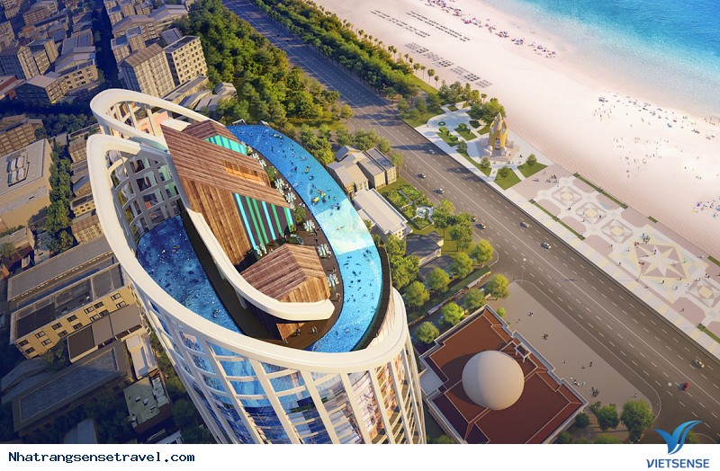 Bể bơi đáy kính cao nhất Nha Trang - Ảnh 1