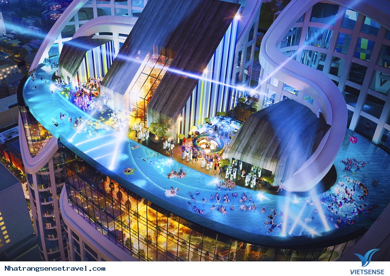 Bể bơi đáy kính cao nhất Nha Trang - Ảnh 2