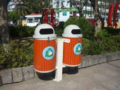 TP Nha Trang Lắp Đặt Mới 50 Thùng Rác - Ảnh 1